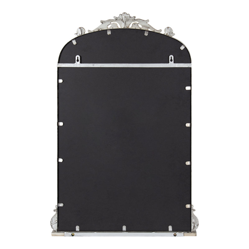 Darby Home Co Stride Metal Arch Wall Mirror with Shelves & Reviews